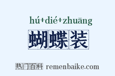 蝴蝶装是什么意思的图片